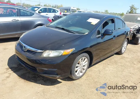 2012 Honda Civic Ex из США, поврежденный, VIN 19XFB2F81CE002624